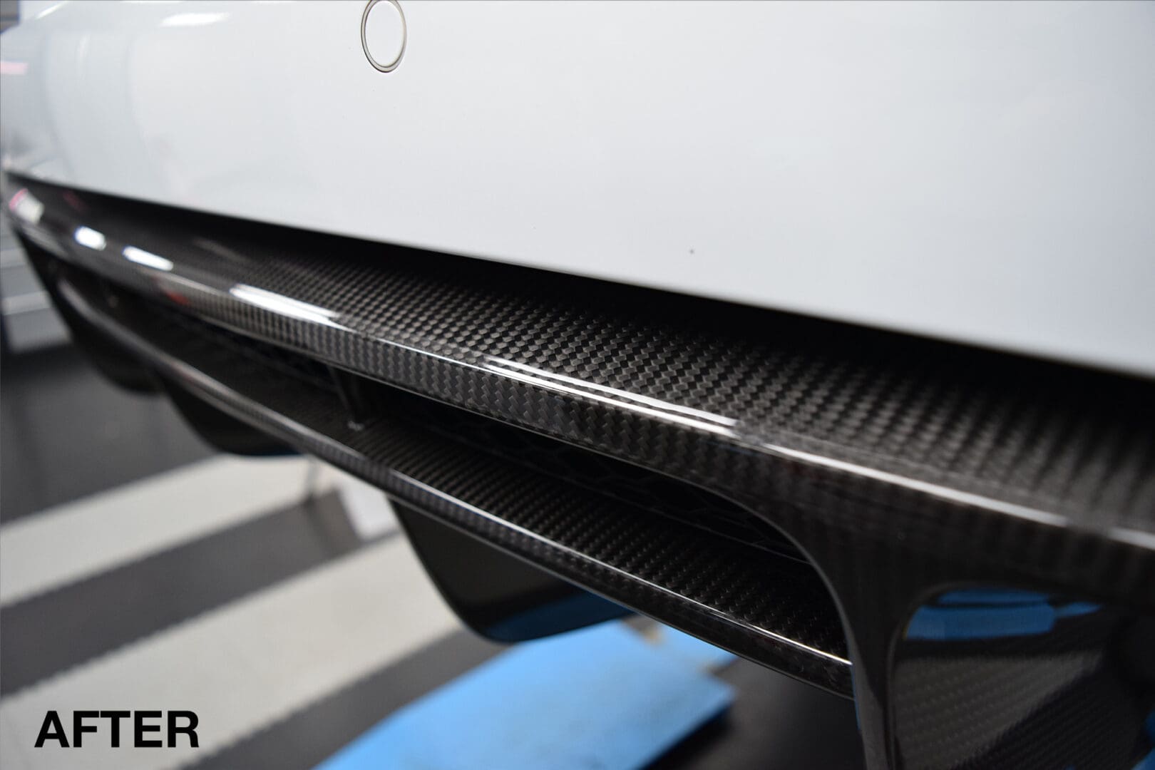 Audi R8 Carbon Fibre Diffuser Repair