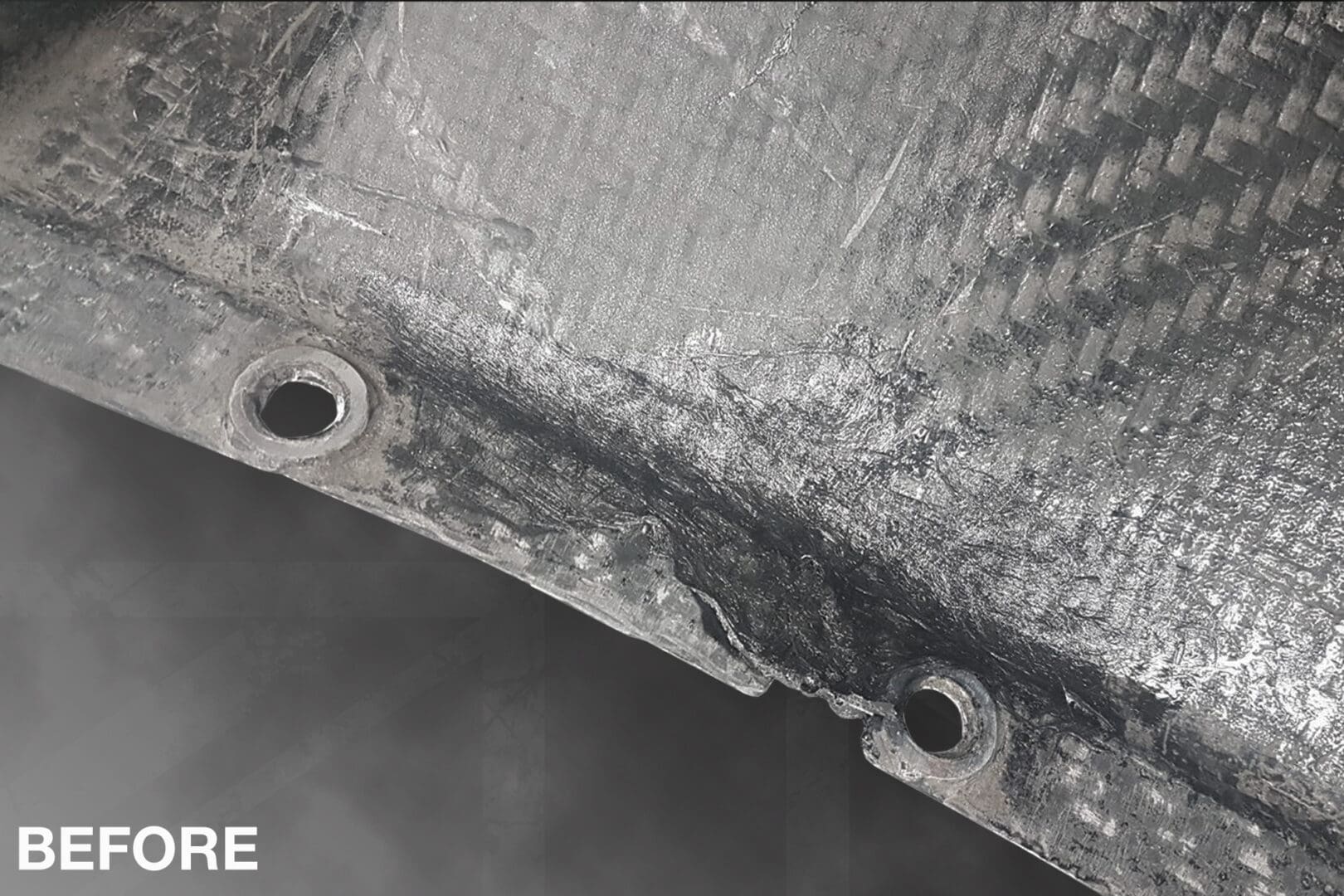 Jaguar XKR-S Carbon Fibre Diffuser Repair