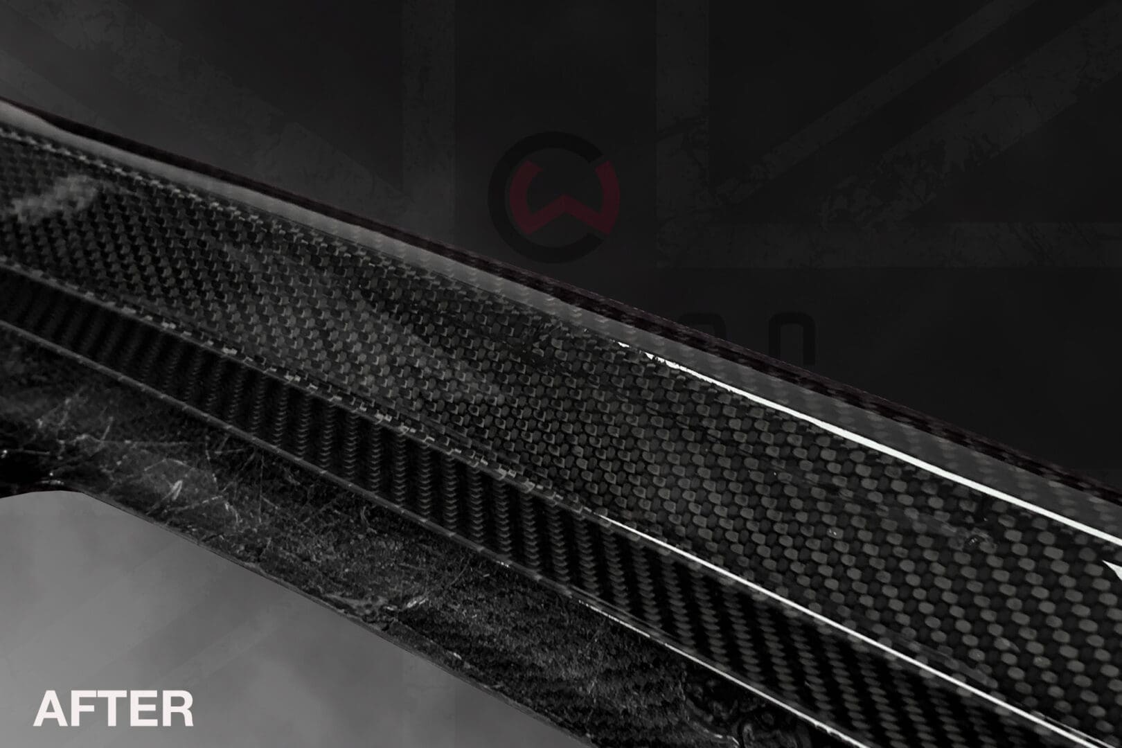 Jaguar XKR-S Carbon Fibre Splitter Repair