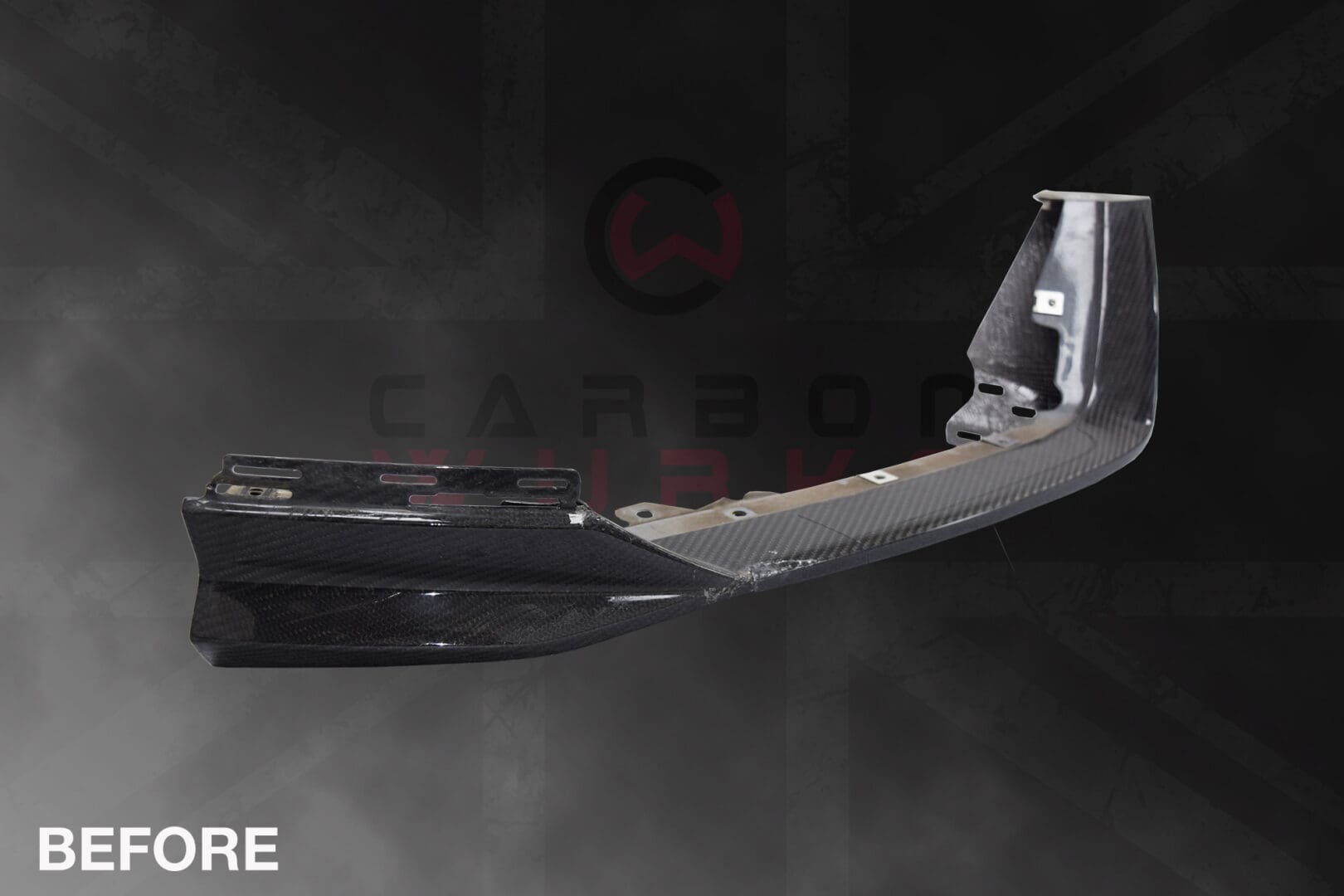 Lamborghini Urus Front Bumper Splitter Carbon Fibre Repair
