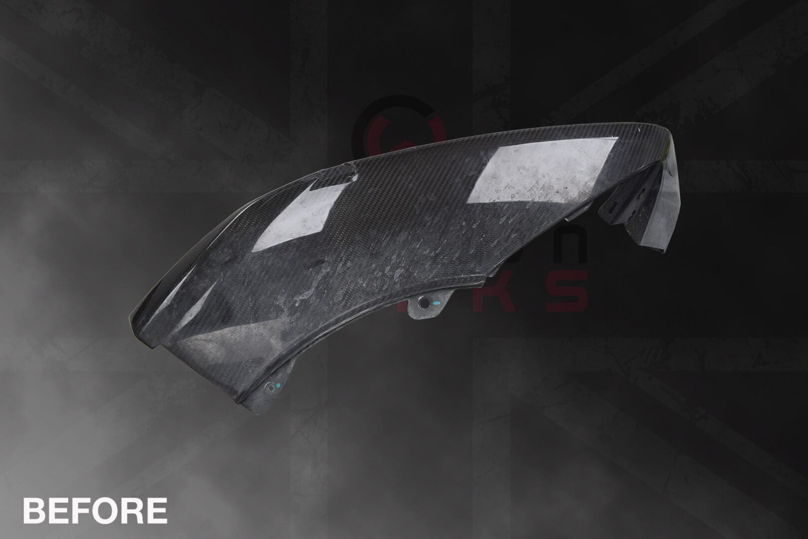 Lamborghini Urus Front Bumper Splitter Carbon Fibre Repair