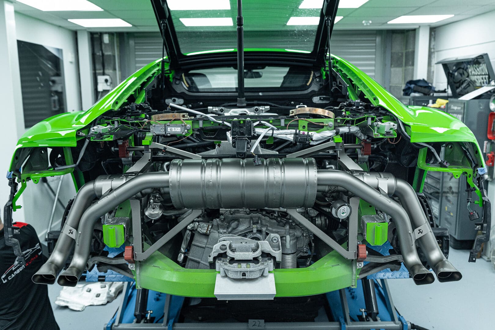 Carbonwurks Track Car Build - Exhaust System