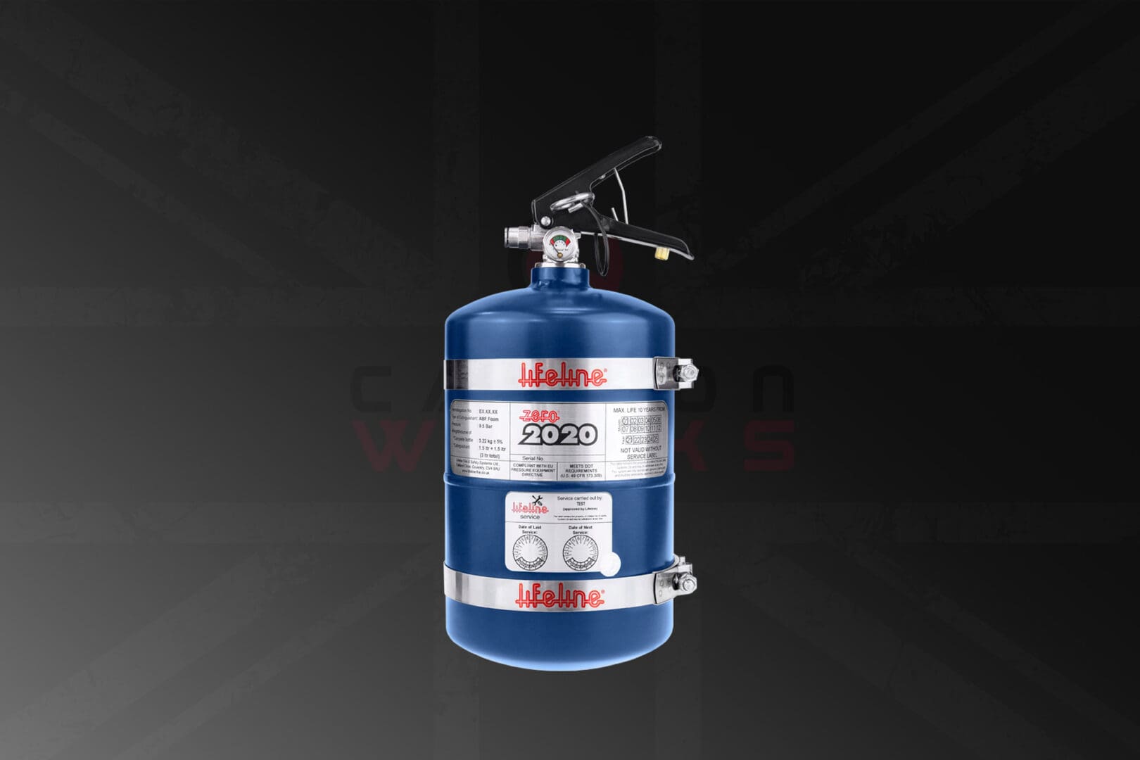 Carbonwurks Track Car Build - Fire Extinguisher