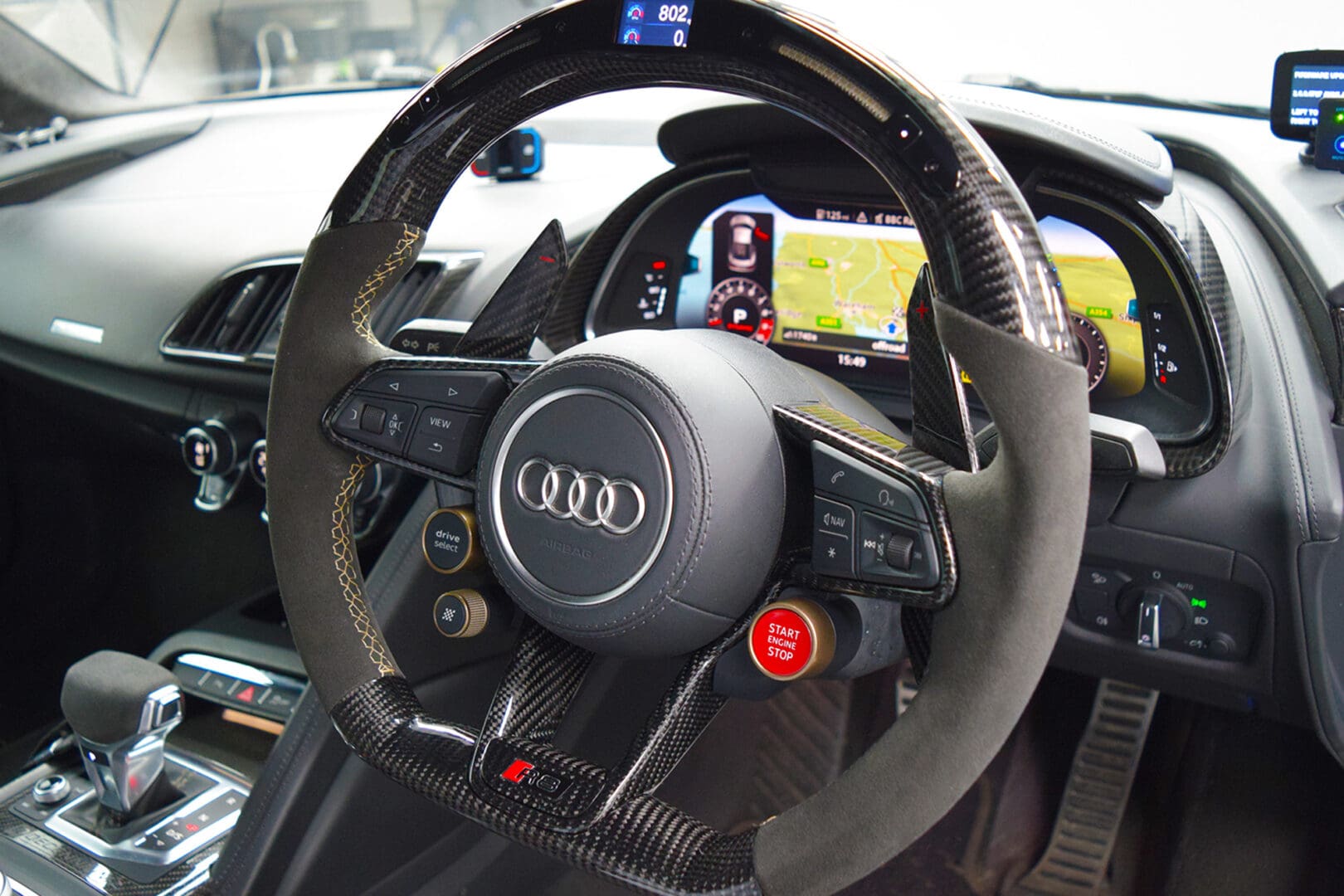 Carbonwurks Track Car Build - Track Steering Wheel