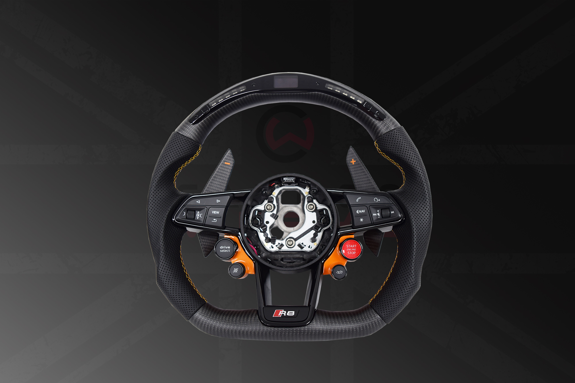 Carbonwurks Track Car Build - Race Steering Wheel