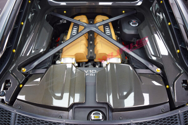 Downstar Inc Audi R8 4S Gen 2 Billet engine bay dress up kit