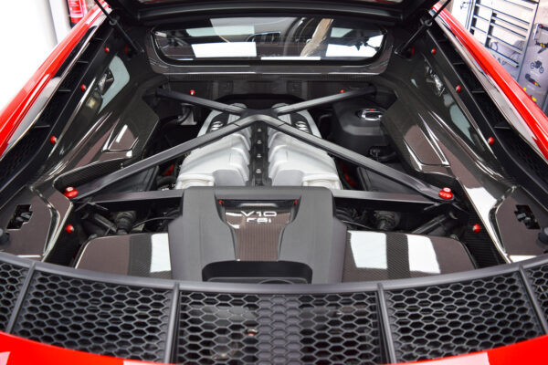 Downstar Inc Audi R8 4S Gen 2 Billet engine bay dress up kit