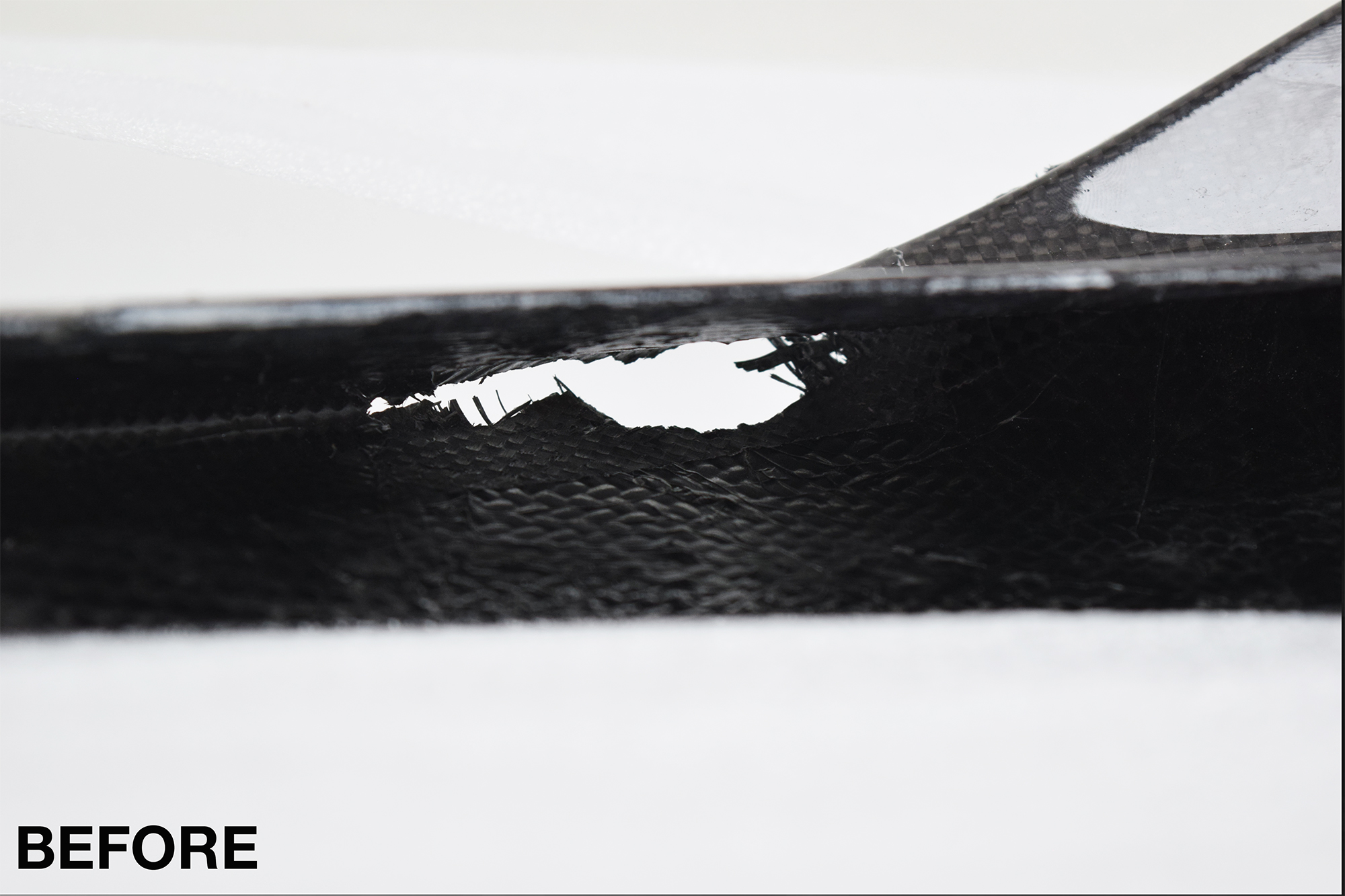 Ferrari 296 GTB Front Splitter Carbon Fibre Repair