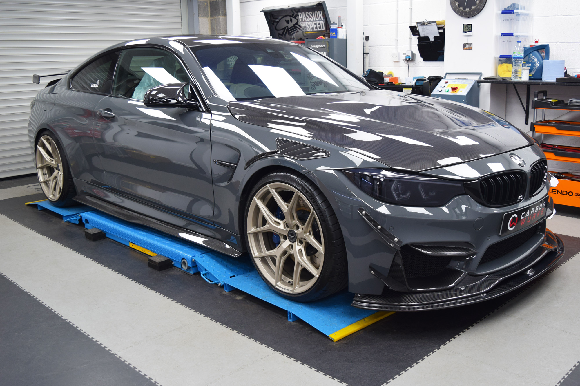 BMW M3 / M4 (F8X) GT4 Carbon Fibre Front Bumper Canards