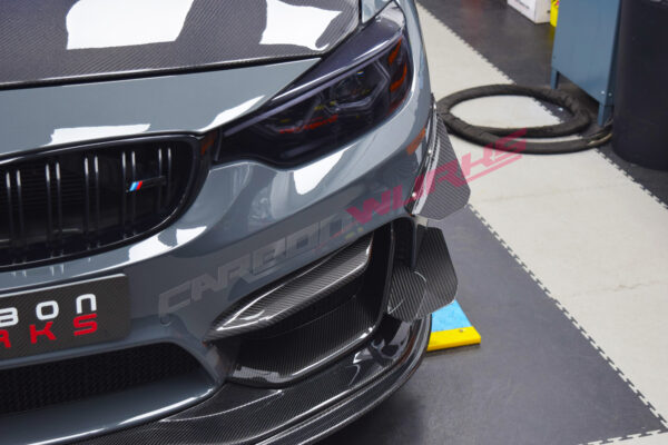 BMW M3 / M4 (F8X) GT4 Carbon Fibre Front Bumper Canards