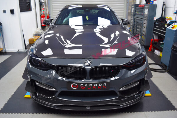 BMW M3 / M4 (F8X) GT4 Carbon Fibre Front Bumper Canards