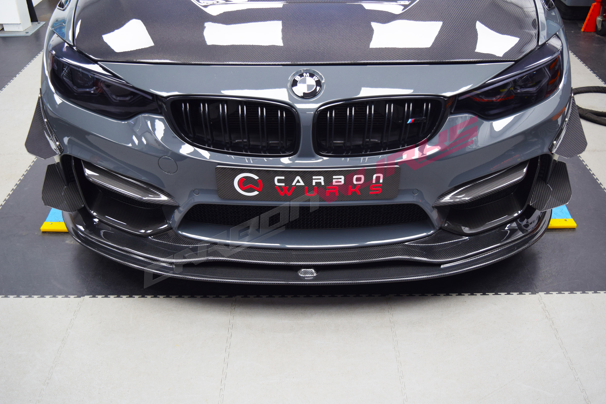 BMW M3 / M4 (F8X) GT4 Carbon Fibre Front Bumper Canards