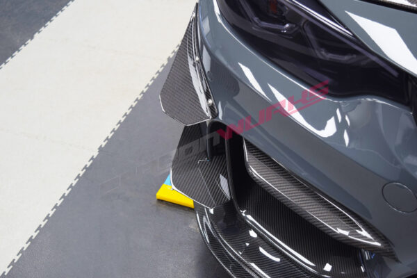 BMW M3 / M4 (F8X) GT4 Carbon Fibre Front Bumper Canards