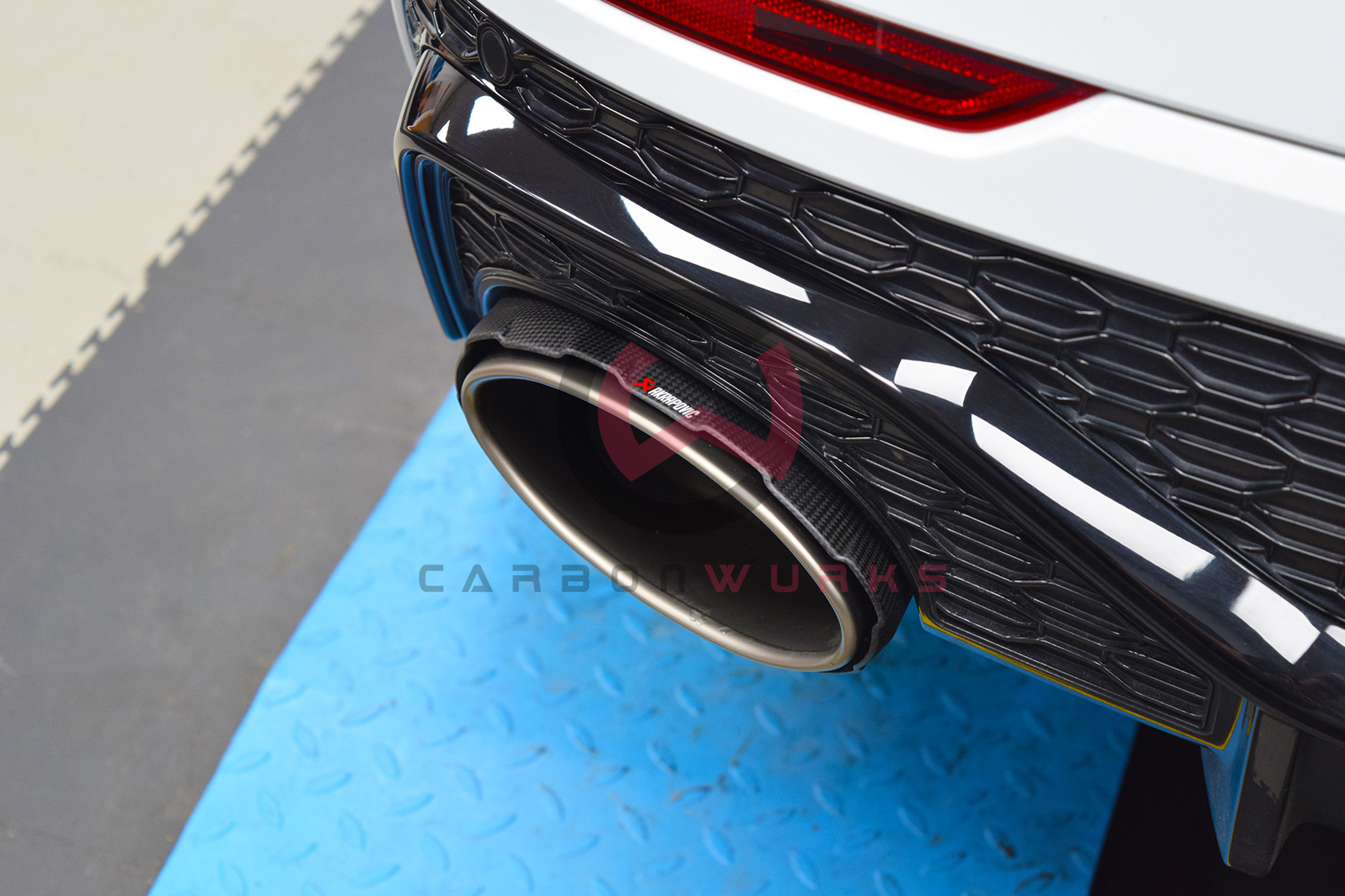 Audi RSQ8 Akrapovic Exhaust System Carbonwurks Poole Bournemouth Dorset