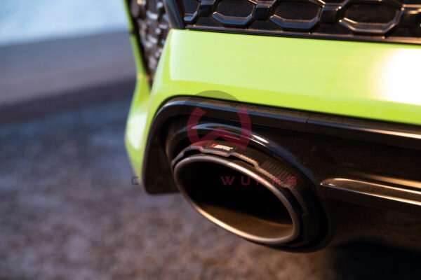 Audi RS3 Akrapovic Exhaust System Carbonwurks Poole Bournemouth Dorset