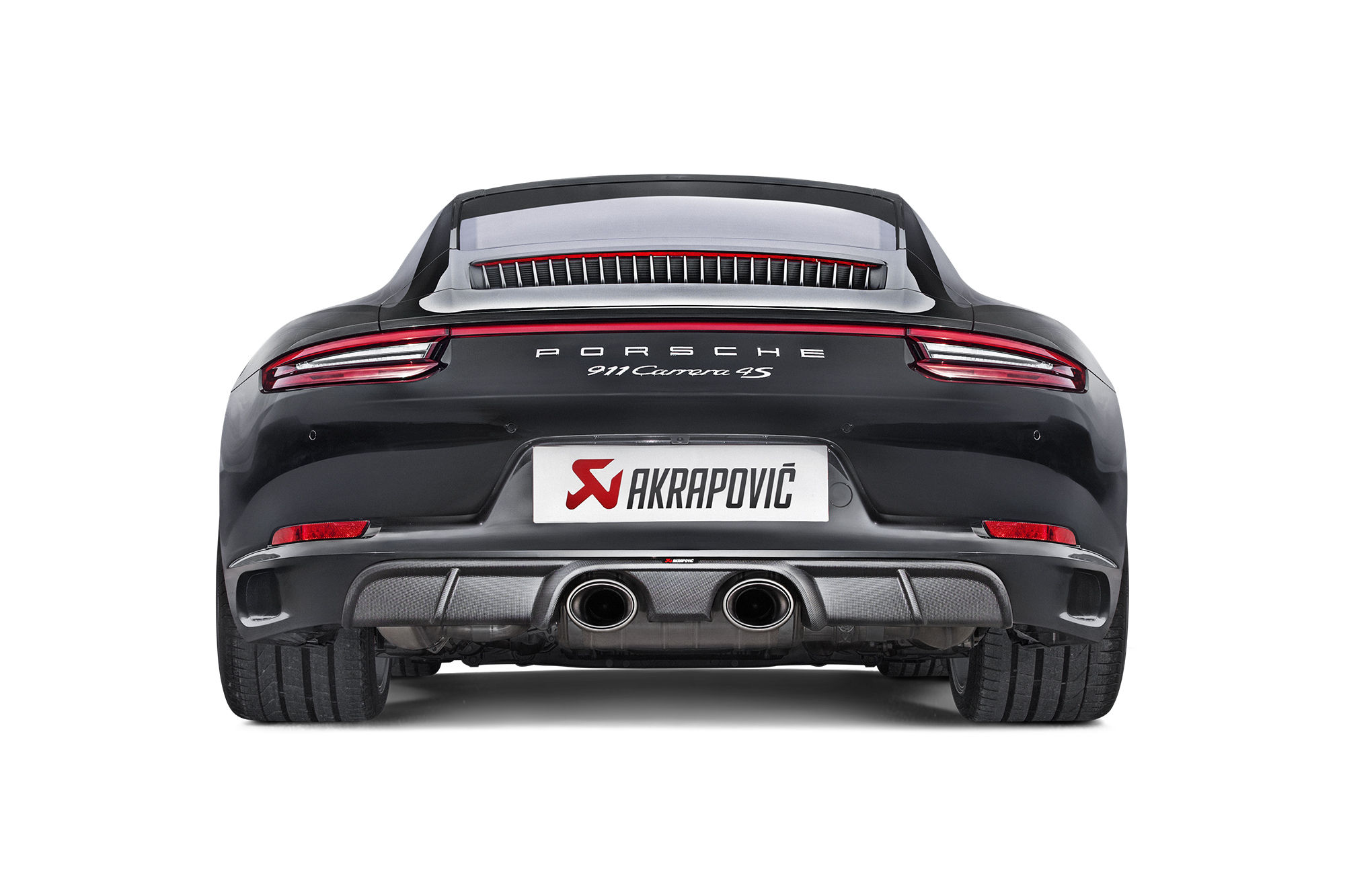 Akrapovic Porsche 911 Carrera / Cabriolet / Targa / S / 4 / 4S / GTS (991.2). Akrapovic Exhaust System Carbonwurks Poole Bournemouth Dorset