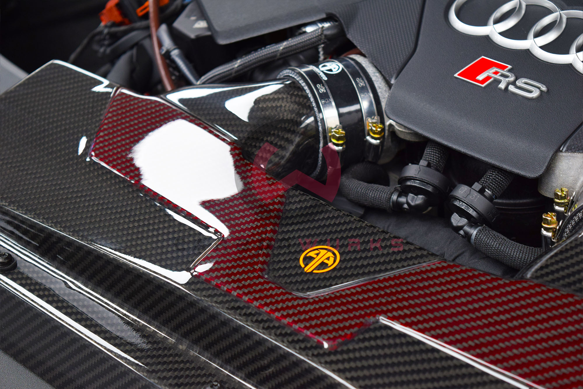 Armaspeed Audi RS6 C8 Carbon Fibre Intake Cover