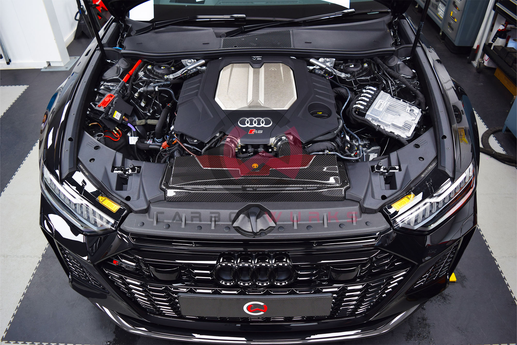 Armaspeed Audi RS6 C8 Carbon Fibre Intake Cover