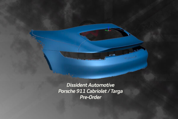 Dissident Automotive Porsche 911 (992) Cabriolet Targa Carbon Fibre Ducktail Spoiler