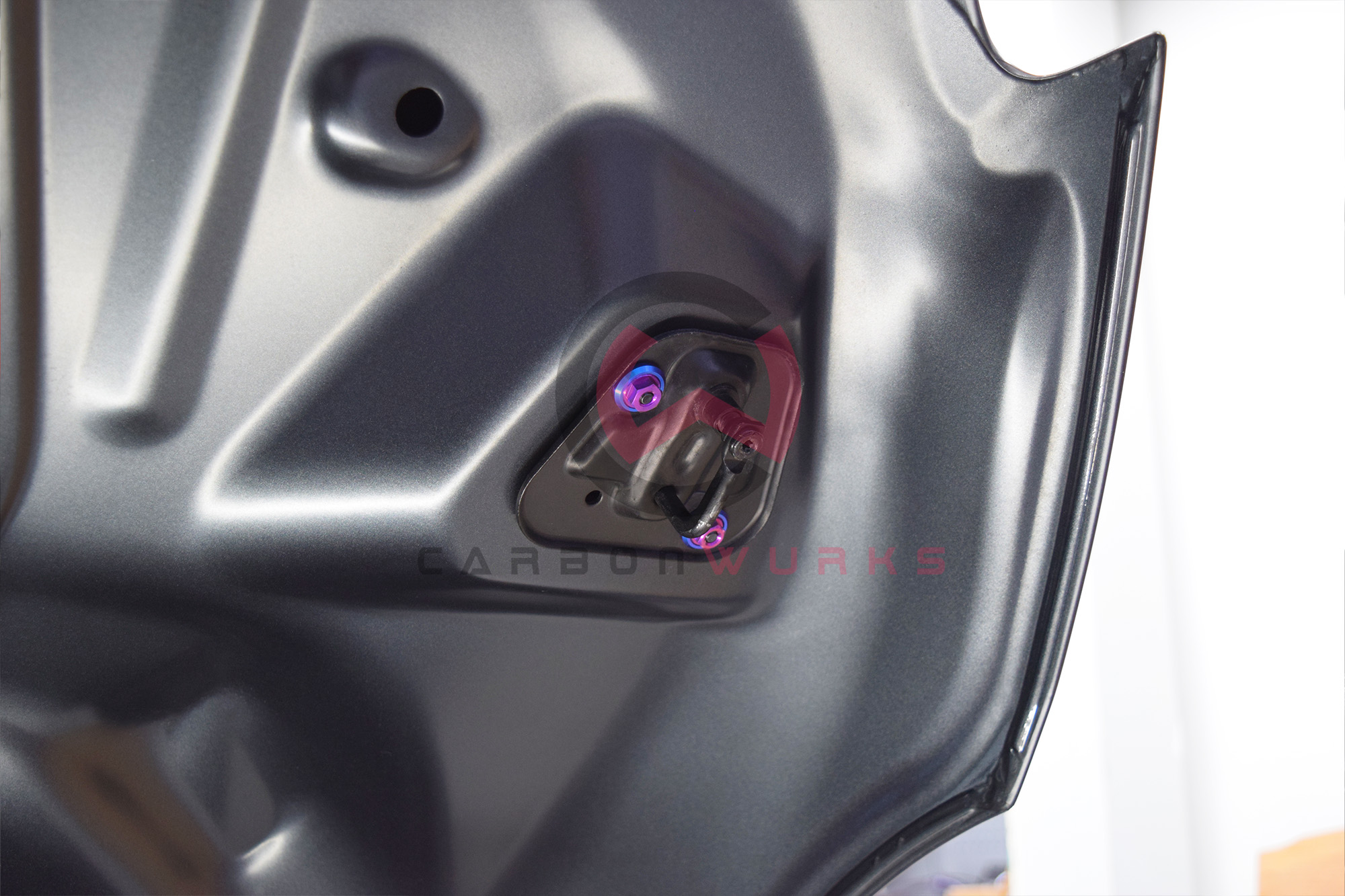 Downstar Inc Audi R8 4S Gen 2 Titanium Frunk / Bonnet Dress Up Kit