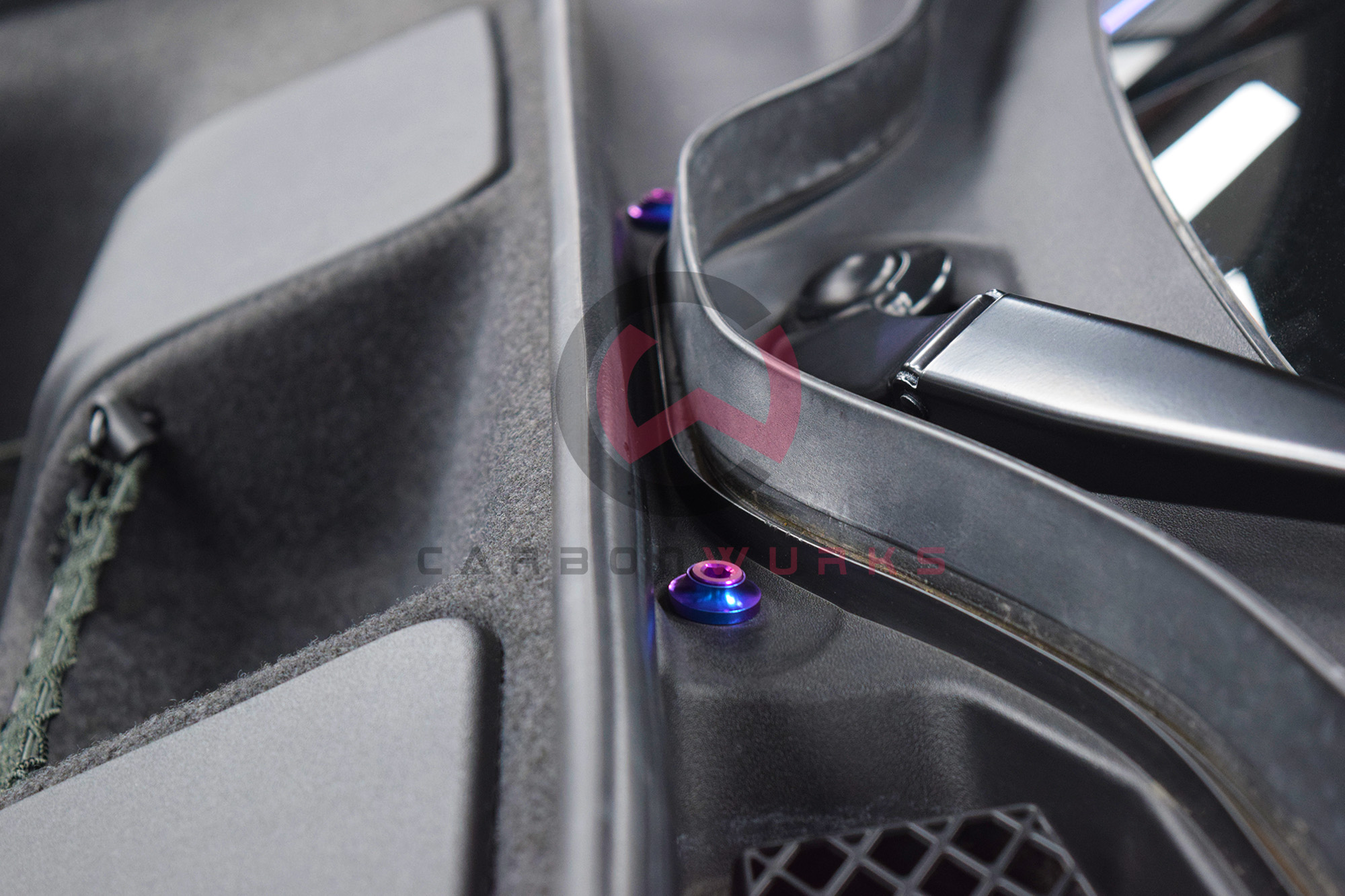 Downstar Inc Audi R8 4S Gen 2 Titanium Frunk / Bonnet Dress Up Kit