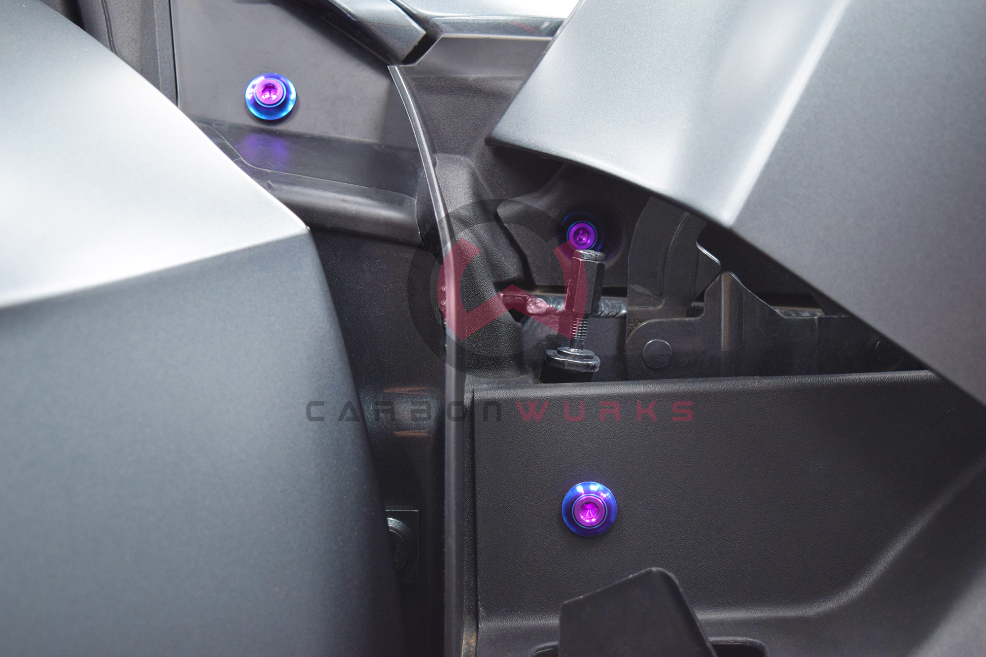 Downstar Inc Audi R8 4S Gen 2 Titanium Frunk / Bonnet Dress Up Kit