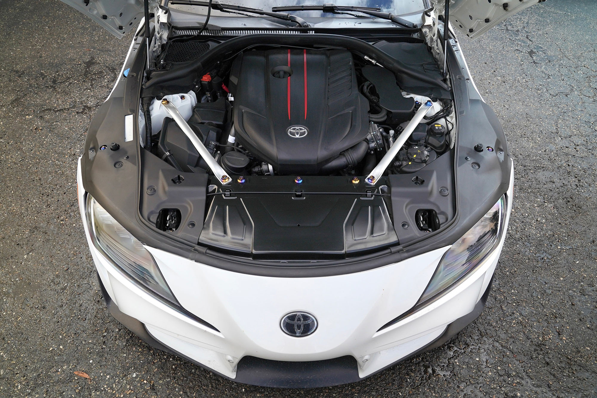 Downstar Inc Toyota Supra Mk5 A90 / A91 Billet engine bay dress up kit