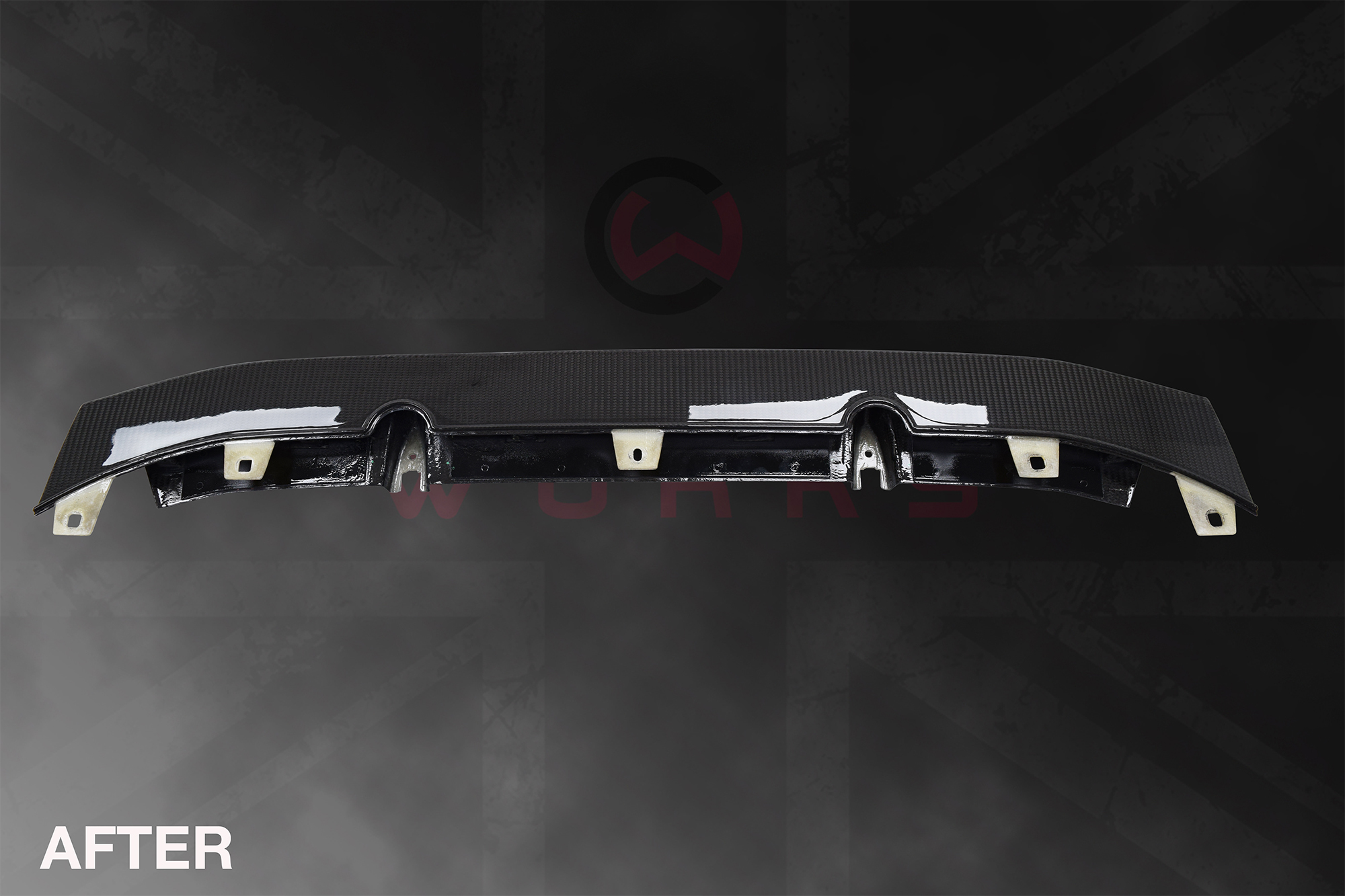 Audi RS6 C7 Carbon Fibre Front Splitter Repair