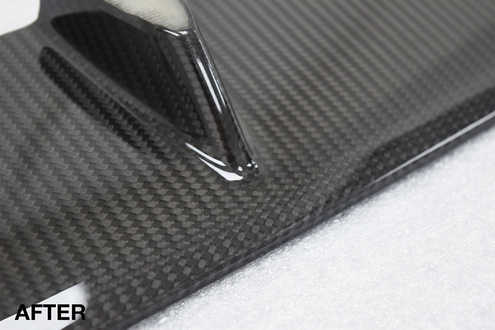 Audi RS6 C7 Carbon Fibre Front Splitter Repair