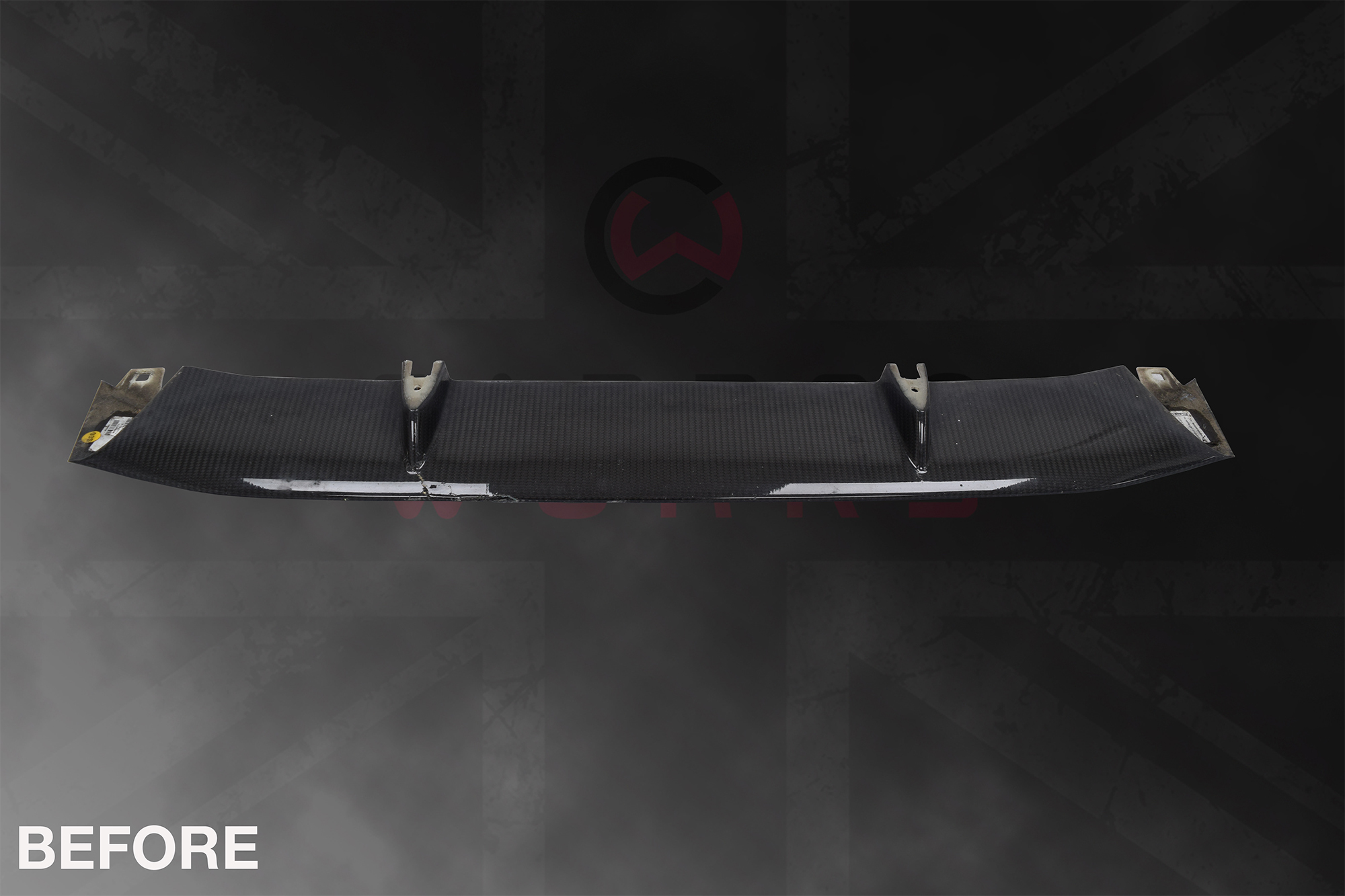 Audi RS6 C7 Carbon Fibre Front Splitter Repair