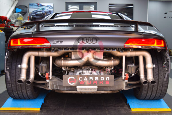 Audi R8 V10 Carbonwurks Performance Titanium Exhaust System