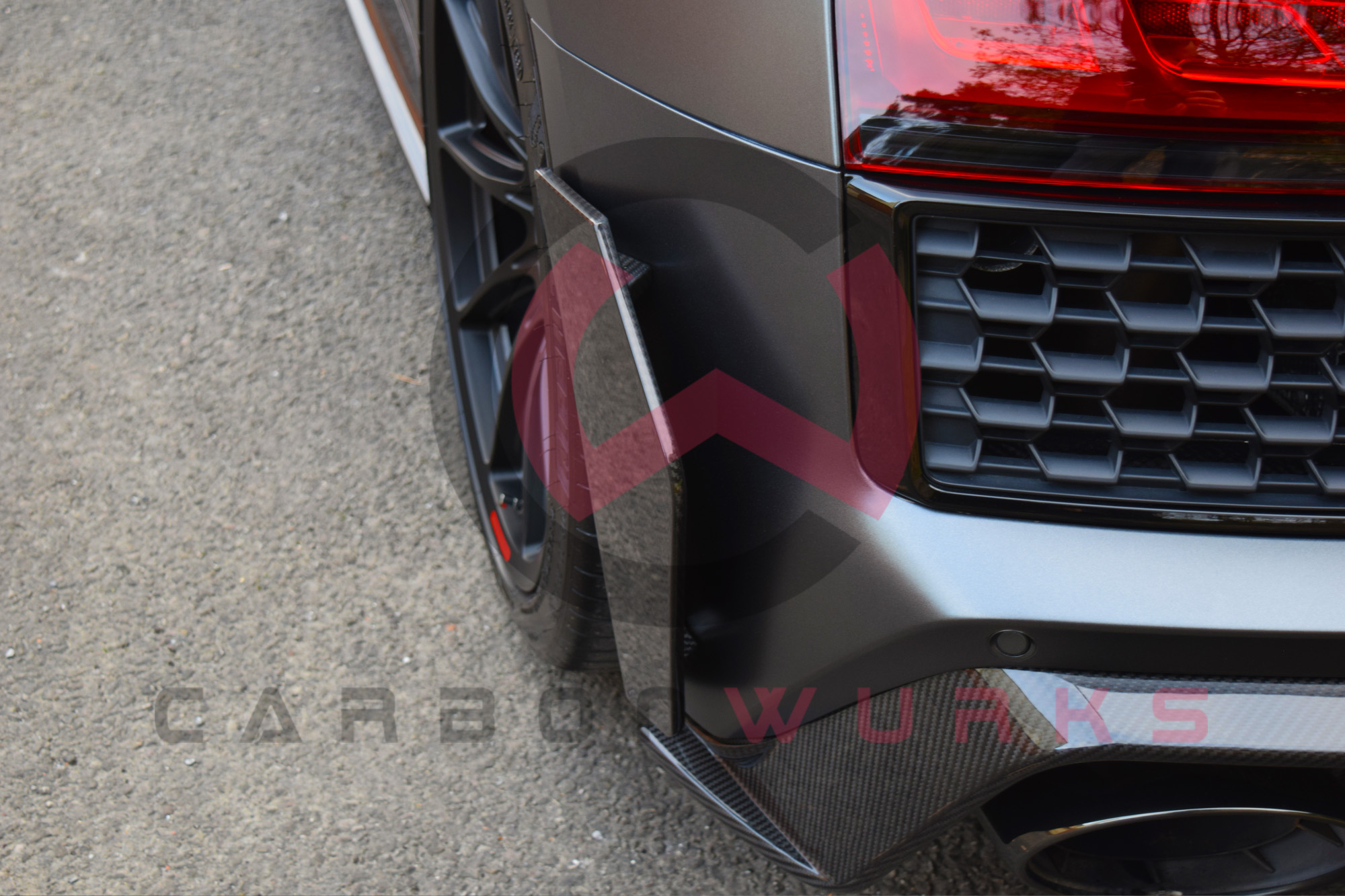 The Carbonwurks Audi R8 4S Facelift GT Carbon Fibre Rear Canards