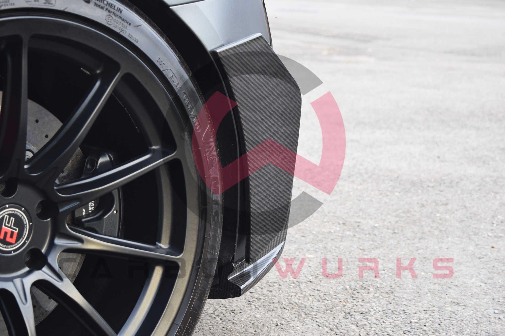 The Carbonwurks Audi R8 4S Facelift GT Carbon Fibre Rear Canards
