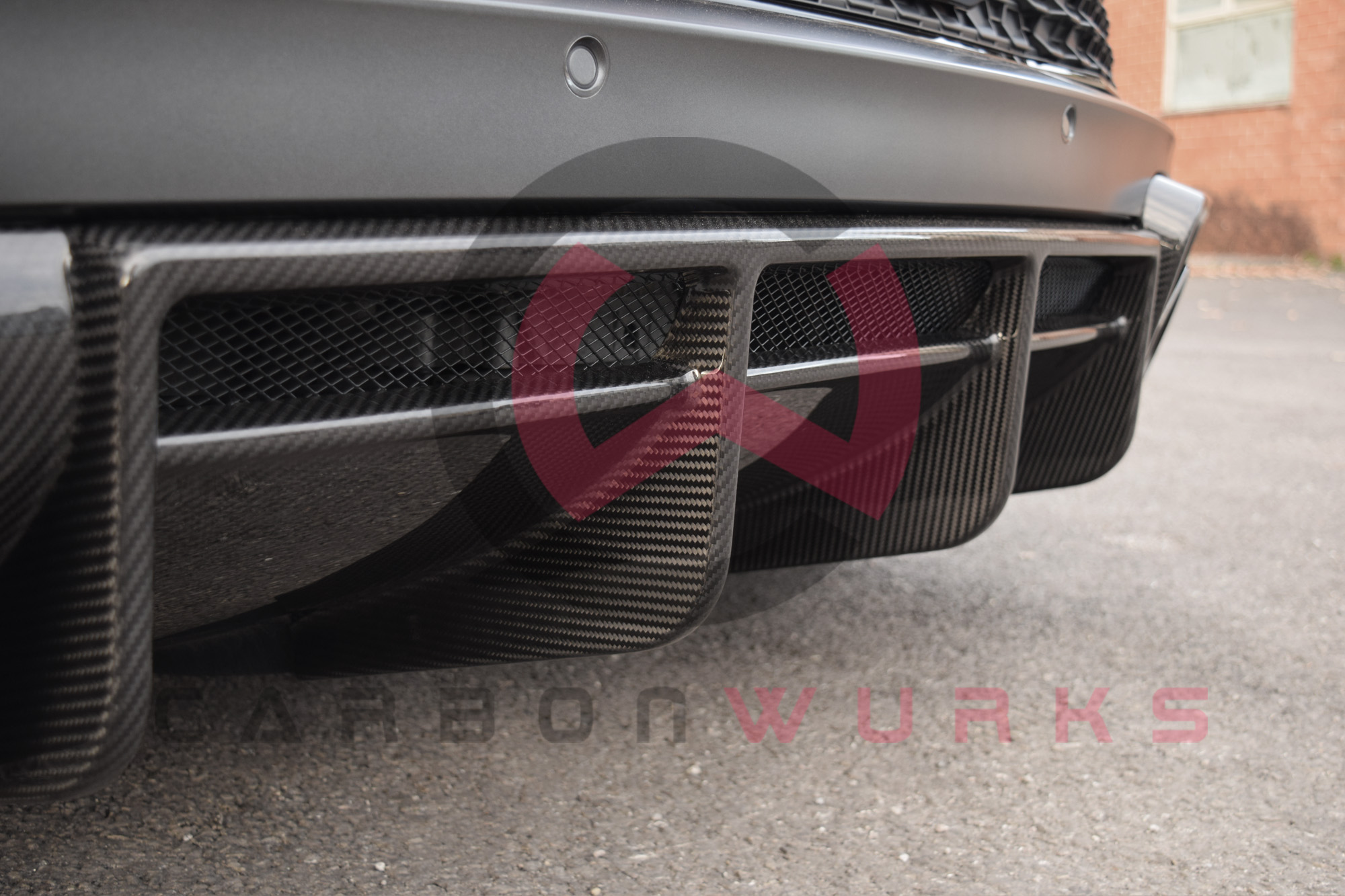 The Carbonwurks Audi R8 4S Facelift GT Carbon Fibre Rear Diffuser