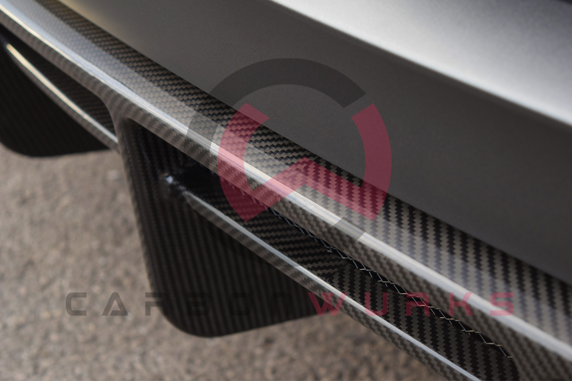 The Carbonwurks Audi R8 4S Facelift GT Carbon Fibre Rear Diffuser
