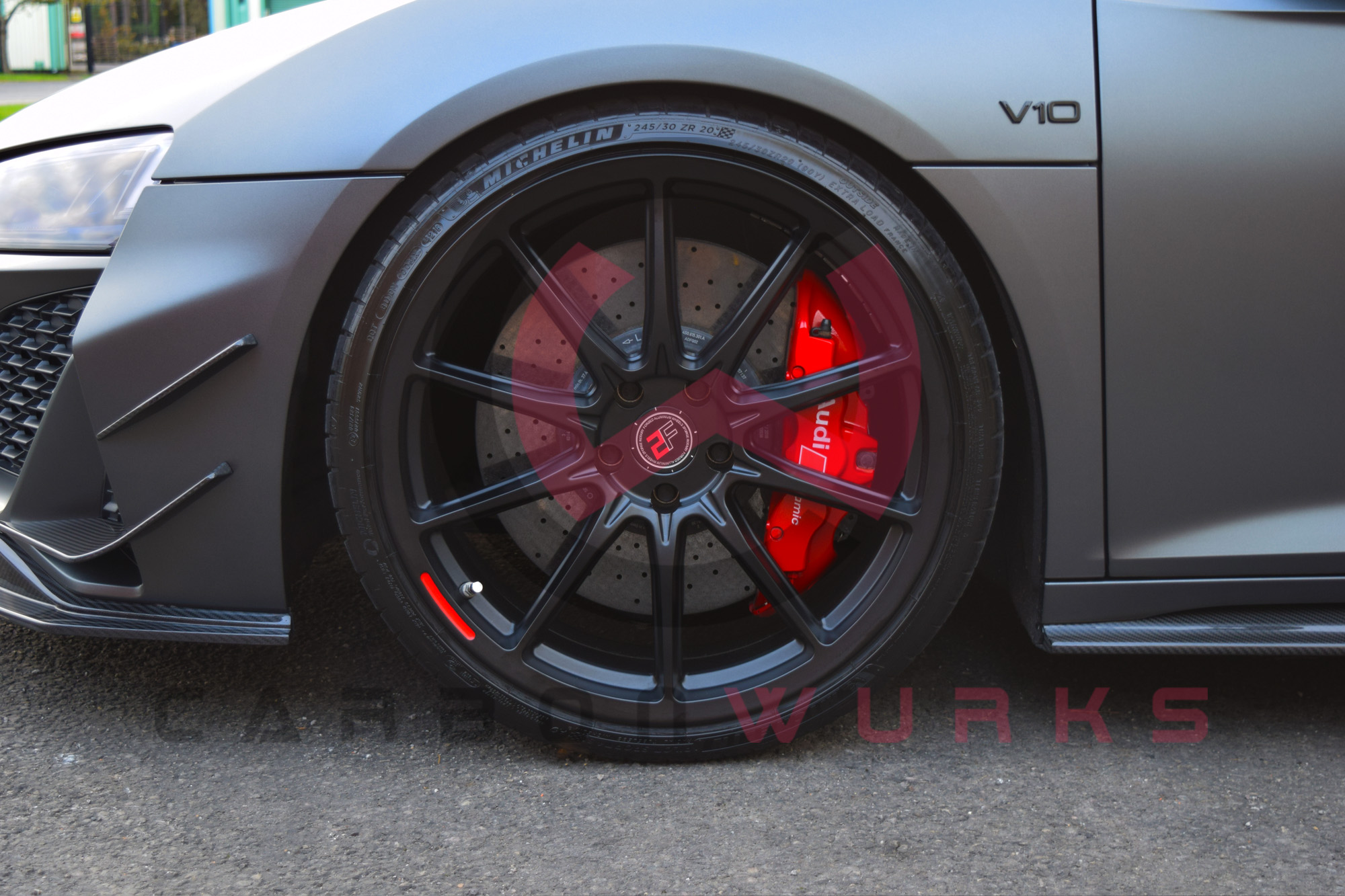 The Carbonwurks Audi R8 4S Facelift GT Carbon Fibre Side Skirts