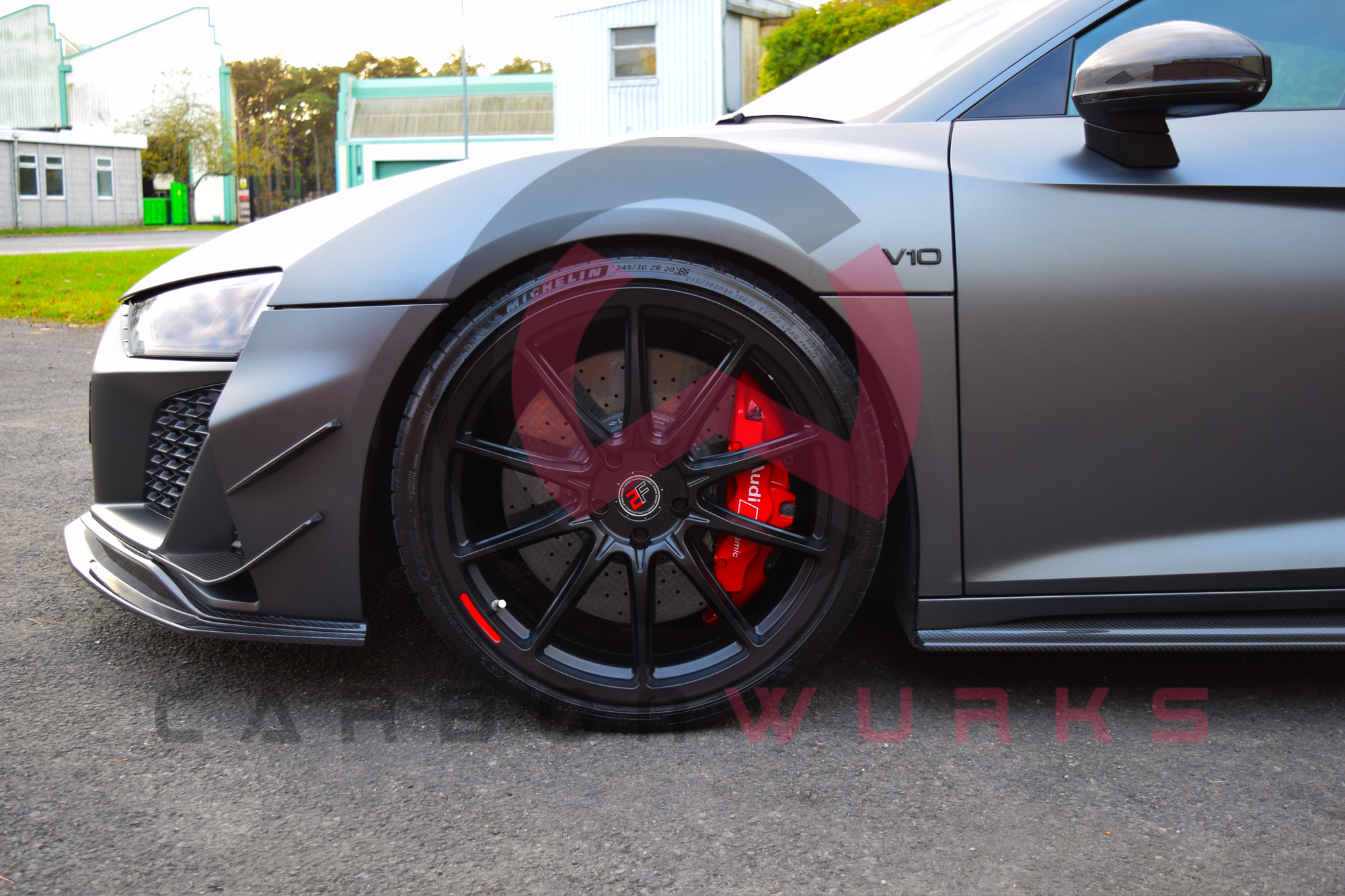 The Carbonwurks Audi R8 4S Facelift GT Carbon Fibre Side Skirts