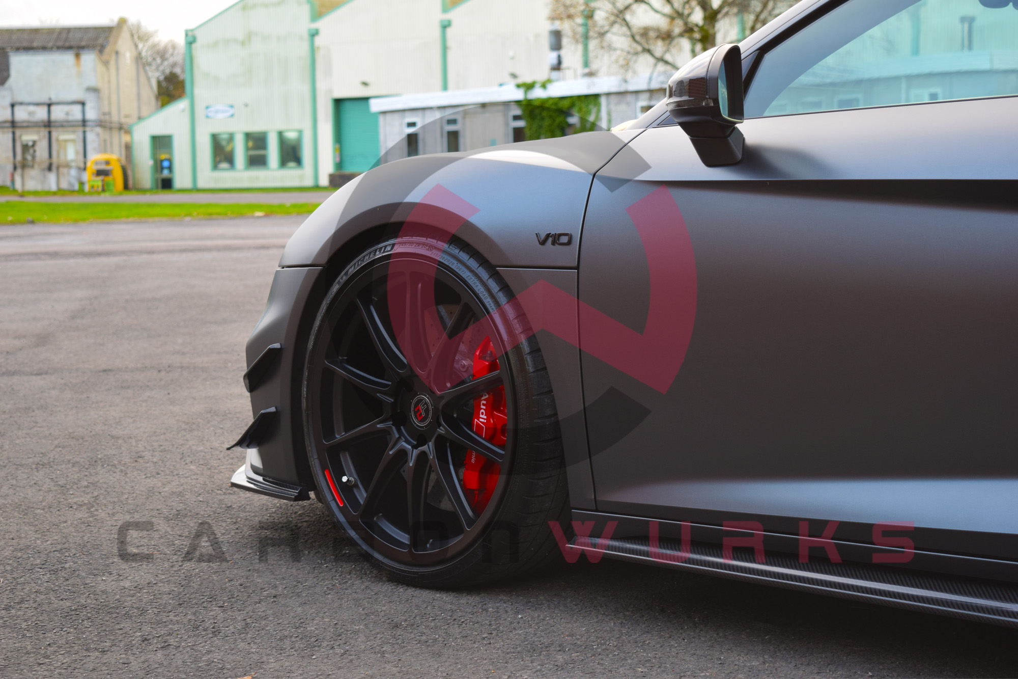 The Carbonwurks Audi R8 4S Facelift GT Carbon Fibre Side Skirts