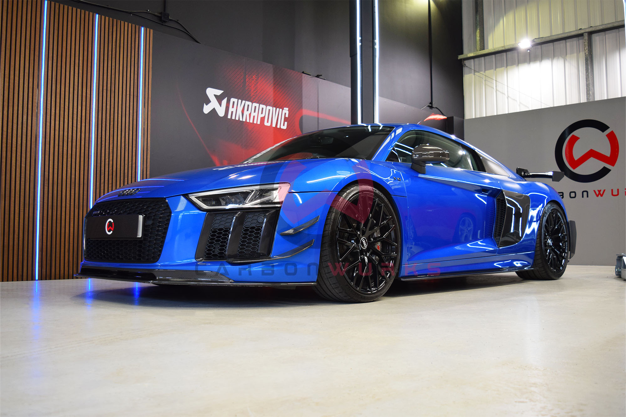 KW Suspension Hydraulic Lift System V4 Audi R8 4S Carbonwurks Poole Bournemouth Dorset