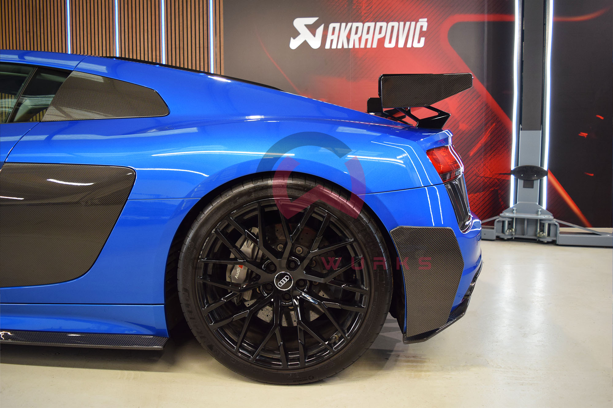 KW Suspension Hydraulic Lift System V4 Audi R8 4S Carbonwurks Poole Bournemouth Dorset