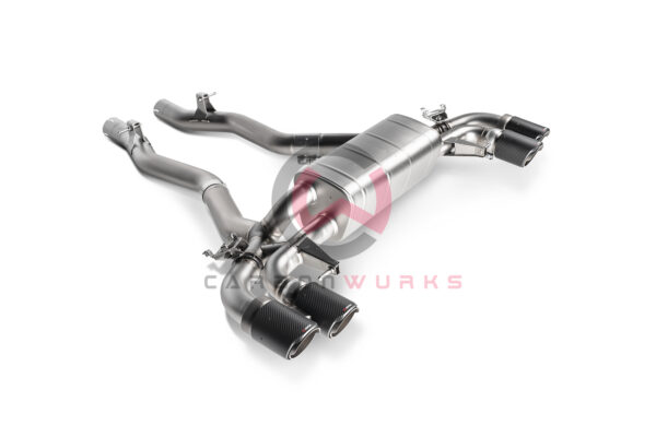 BMW M5 F90 18- 20 Akrapovic Exhaust System Carbonwurks Poole Bournemouth Dorset