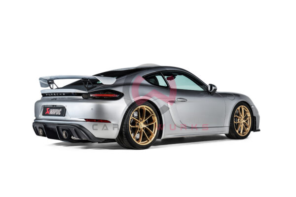 Akrapovic Porsche 718 Cayman GT4 & Spyder Akrapovic Exhaust System Carbonwurks Poole Bournemouth Dorset