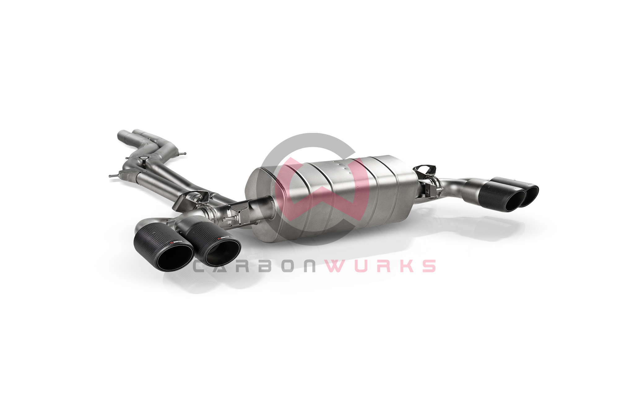 Akrapovic Porsche Cayenne S / GTS / Turbo E-Hybrid / Coupe 536.2 Akrapovic Exhaust System Carbonwurks Poole Bournemouth Dorset