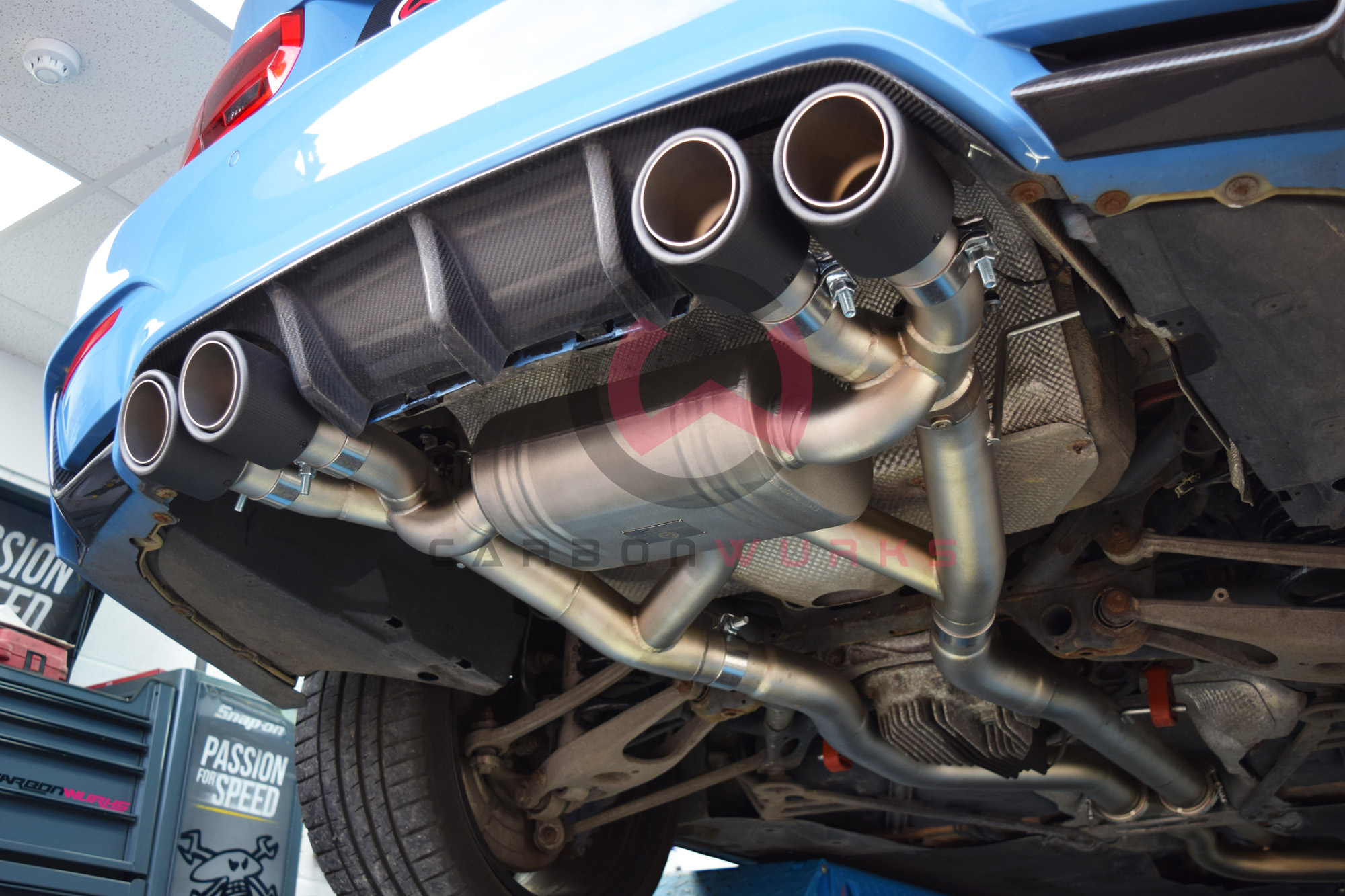 BMW M3 M4 F80 F82 Carbonwurks Performance Non-Resonated Exhaust System