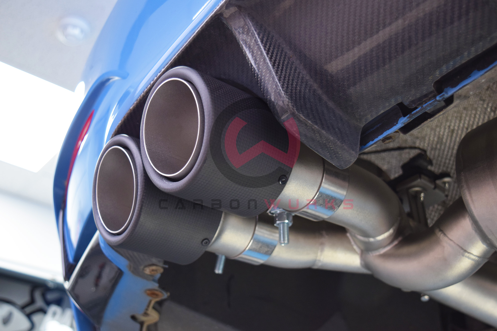 BMW M3 M4 F80 F82 Carbonwurks Performance Non-Resonated Exhaust System