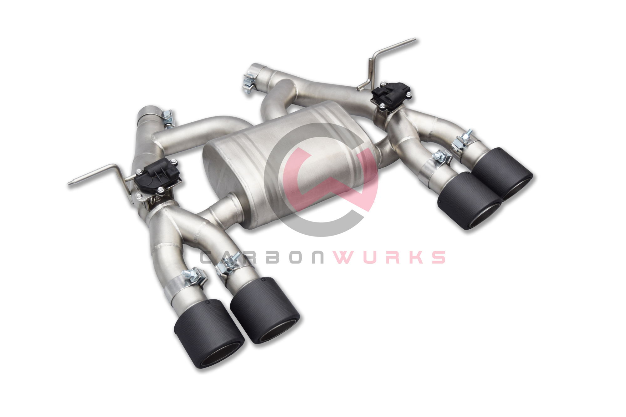 BMW M3 M4 F80 F82 Carbonwurks Performance Non-Resonated Exhaust System