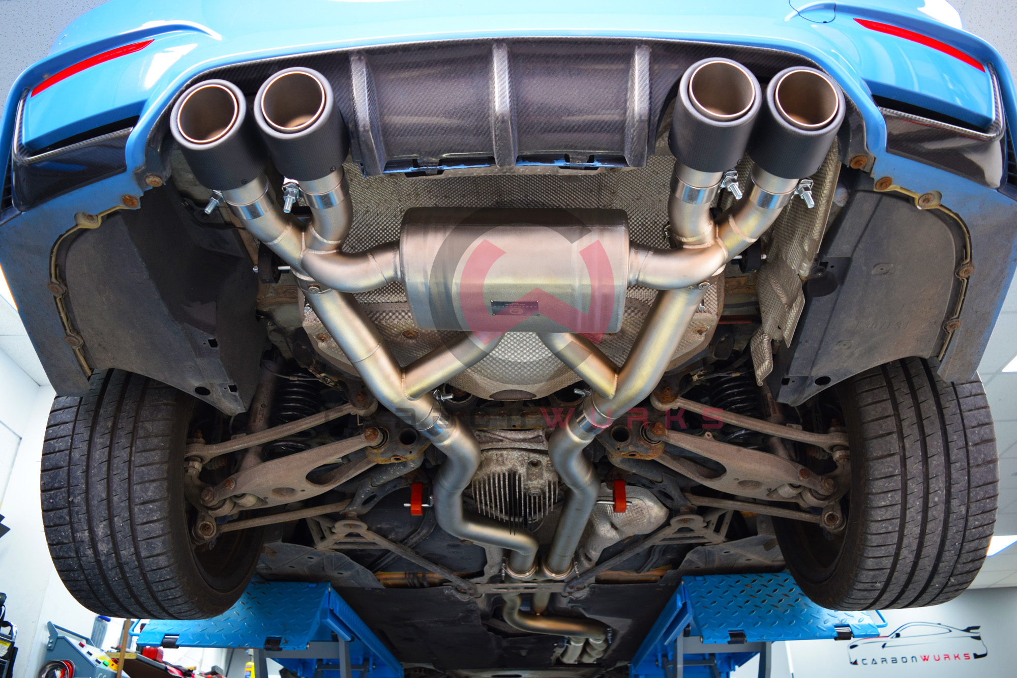 BMW M3 M4 F80 F82 Carbonwurks Performance Non-Resonated Exhaust System
