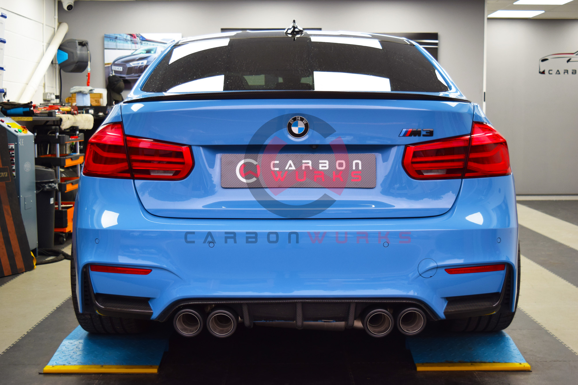 BMW M3 M4 F80 F82 Carbonwurks Performance Resonated Exhaust System