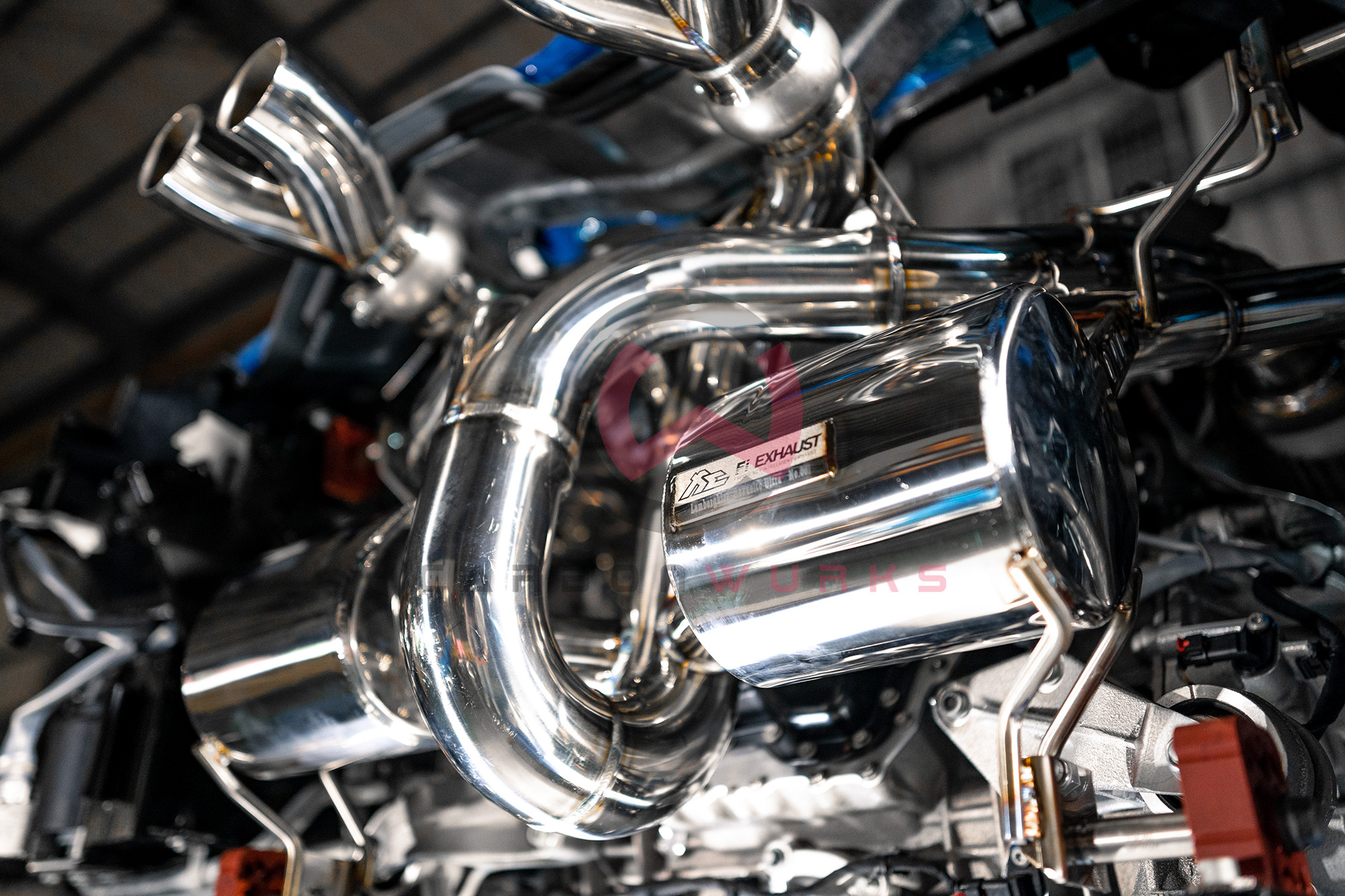 Fi Exhaust Lamborghini Revuelto Exhaust System Carbonwurks Poole Bournemouth Dorset