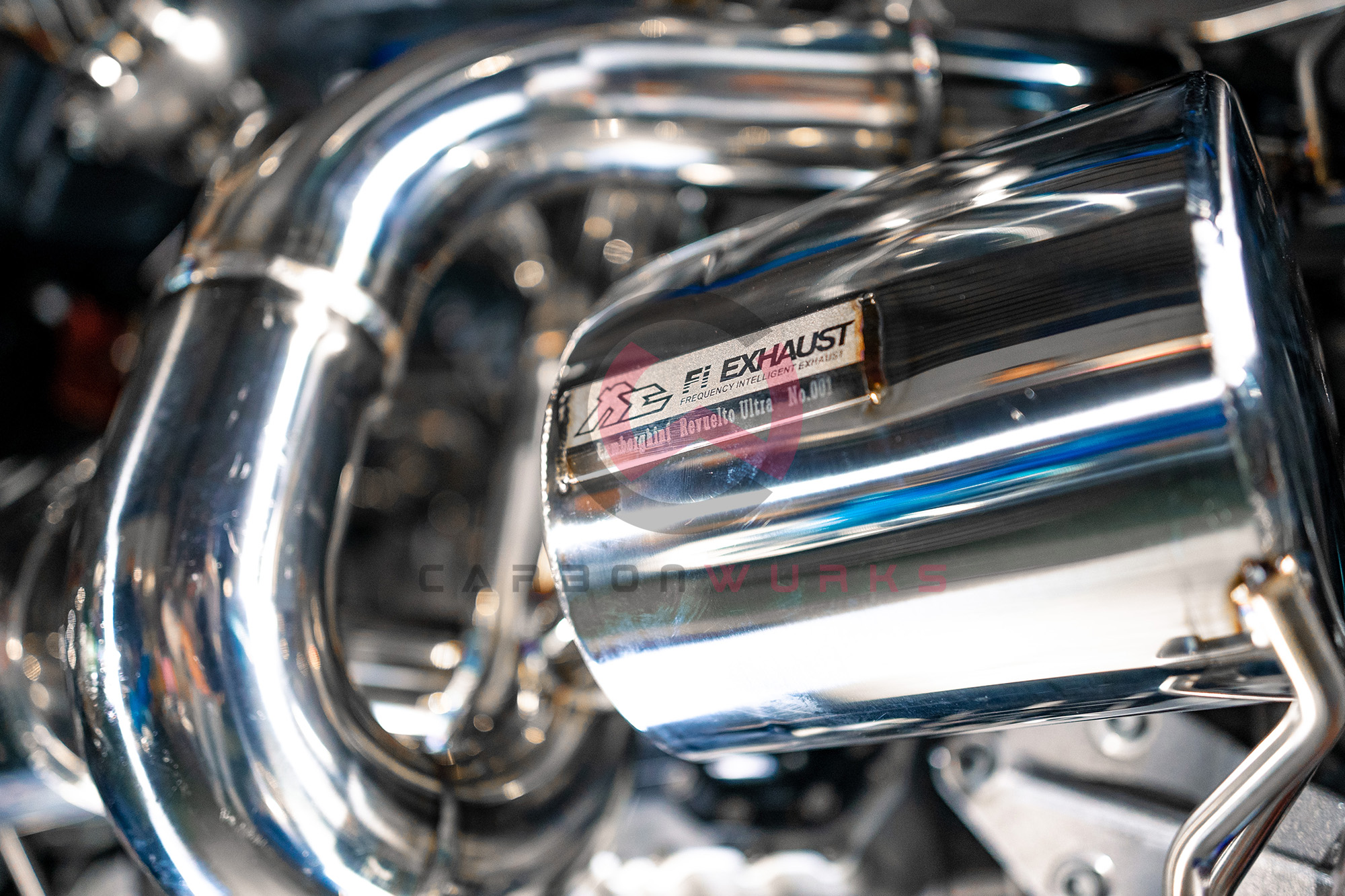 Fi Exhaust Lamborghini Revuelto Exhaust System Carbonwurks Poole Bournemouth Dorset